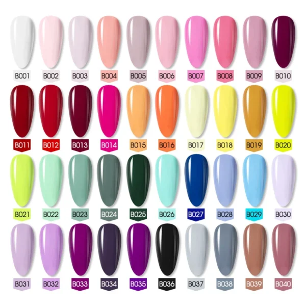 ROSALIND Gel Nail Kit with Base & Top Coat for Manicure - Image 3