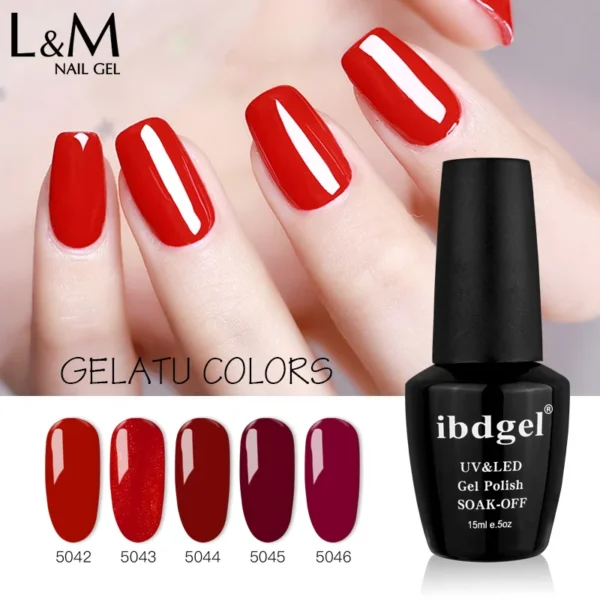 IBDgel Gel Nail Kit - 120 Colors Non-Toxic UV LED Gel Polish for Manicure - Image 5