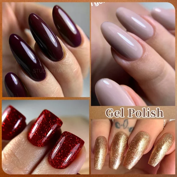 Nail Kit Set 125/66/60PCS Colorful Glitter UV Gel Soak Off - Image 5