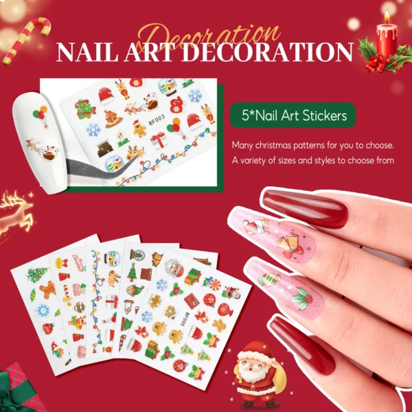 Coscelia Nail Kit Set 20PCS Gel Polish, 3PCS Poly Gel, Nail Lamp - Image 5