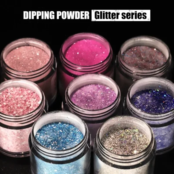 23Pcs Gel Nail Kit - Glitter Dip Powder, No Lamp Needed - Image 6