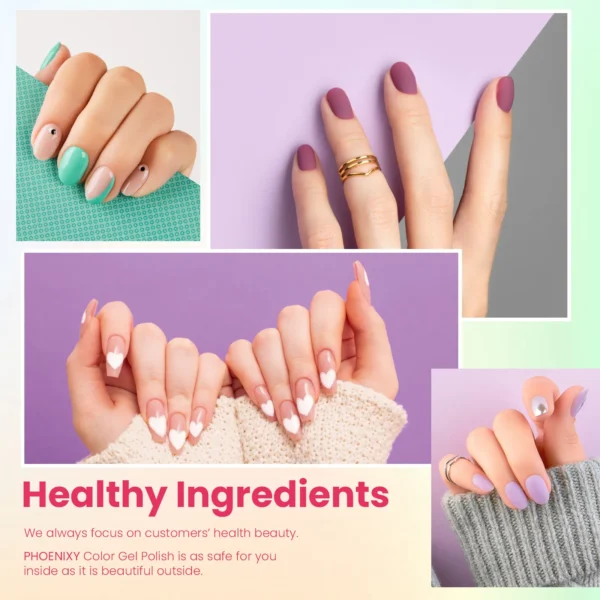 Gel Nail Kit 30pcs with 80W UV LED Lamp & Complete Manicure Set - Image 2