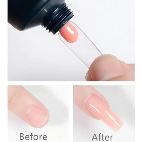 9in1 Gel Nail Kit - 15ml Poly Gel Set with Tools, Quick Builder & Soak Off - Image 6